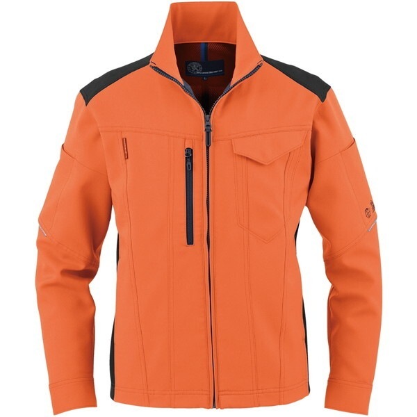 コーコス AE-9061 オレンジ 4L エコストレッチ 長袖ブルゾン