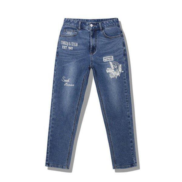 プリントバギーデニムパンツJP1DPU701_GN