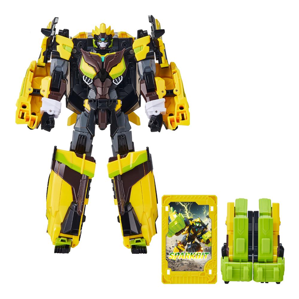 メタルカードボットSスパークビット変身ロボット車のおもちゃ