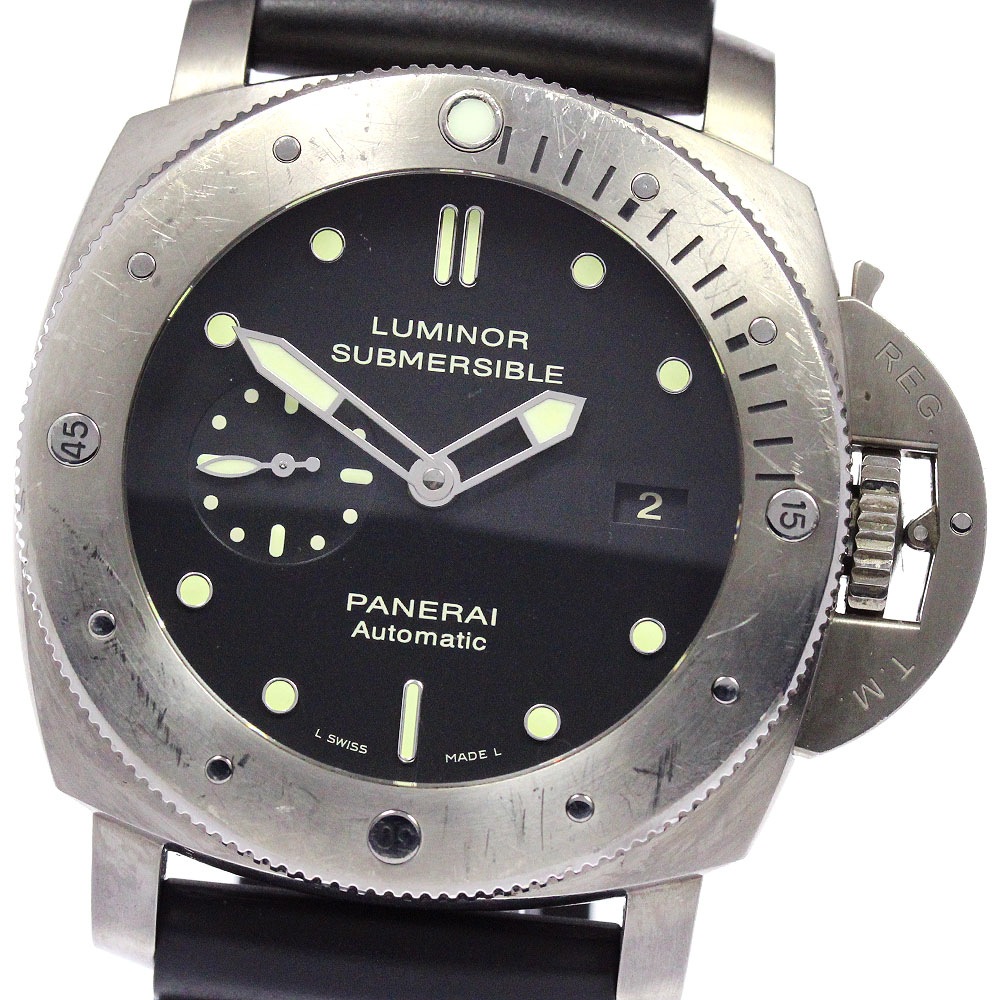 パネライ PANERAI PAM00305 ルミノール サブマーシブル 1950 3デイズ チタニオ デイト 自動巻き メンズ _821991【中古】