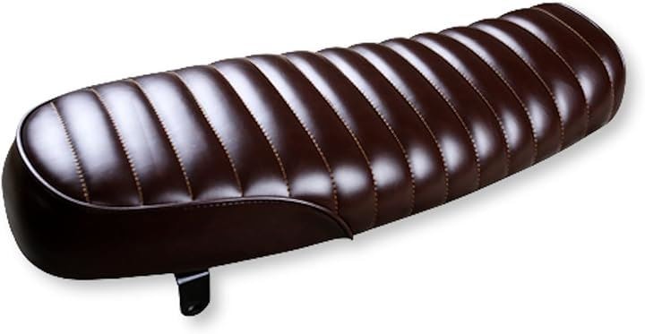 タックロール風 バイク シート ヴィンテージ フラットシート 全長640mm 幅250mm 汎用 TW200 SR400 W1 W600 SR500 GB250 FTR223 TW225 11,534円
