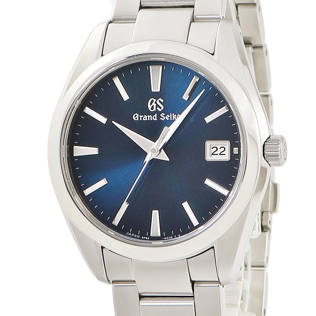 9F クォーツ SBGV225 9F82-0AF0 クオーツ メンズ デイト 3針 ブルー サンレイ シルバー 3年保証