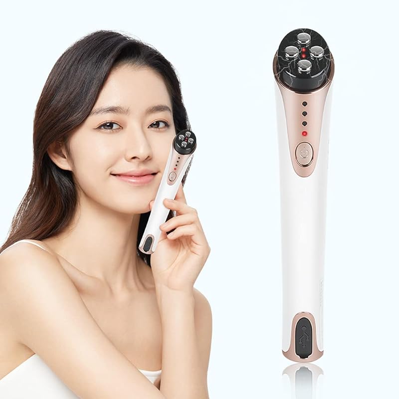Kiboer 目もと集中ケア 目元美顔器 目元ケア ハリ 引き締まり RF イオン導入 EMS 赤LED 口元ケア 三段階調節 時短ケア トータルケア USB充電式 自動タイマー機能 誕生日 バレンタ