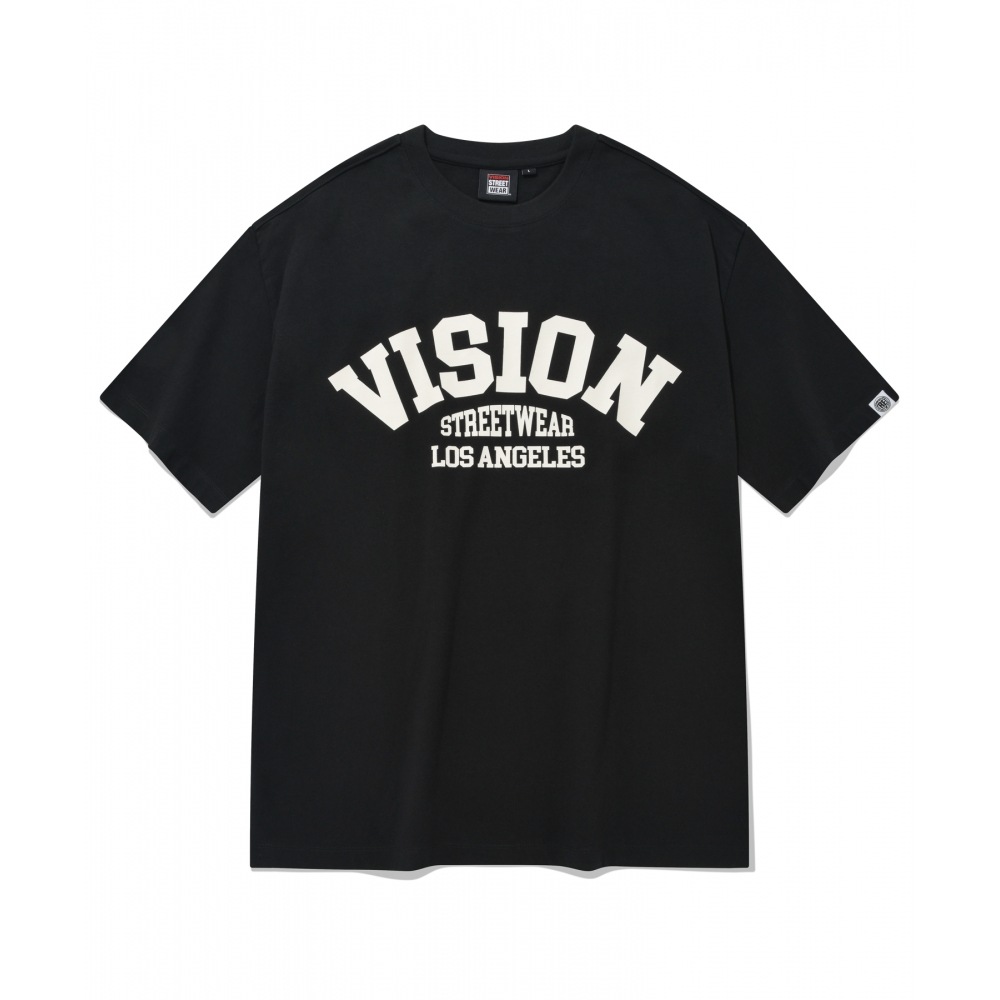 VISION StreetWEAR VSW アーチ ロゴ T シャツ ブラック