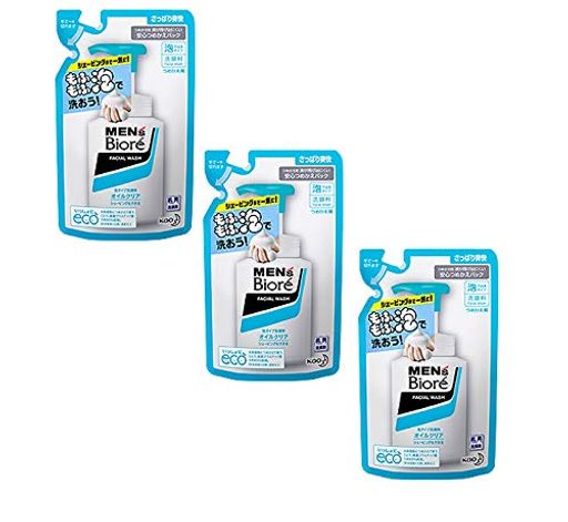【花王】 メンズビオレ 泡タイプオイルクリア洗顔 130G 3個セット