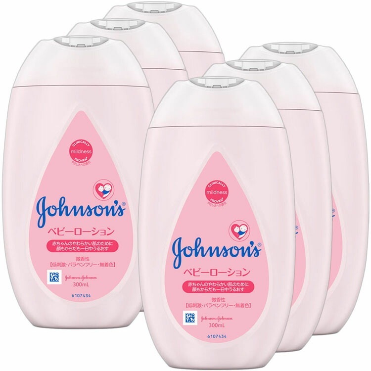 (6個セット)ベビーローション ボディローション 微香性 ジョンソンベビーローション 微香性 300ml
