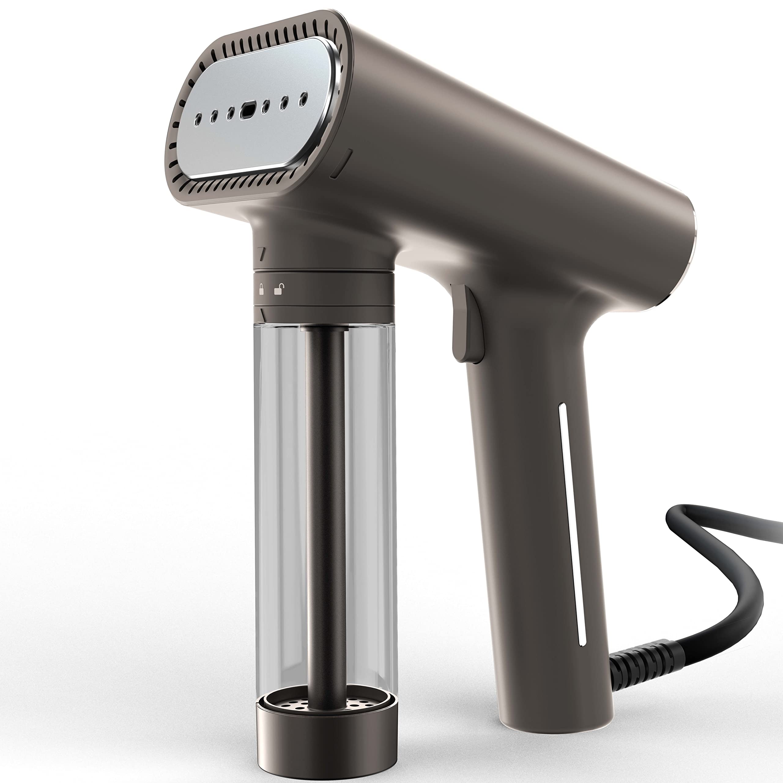 スチームワン(SteamOne) 衣類スチーマー S-Nomad NS1750T チタニウム 軽量/パワフル18gスチーム/30秒起動/容量150ml/ペットボトルで連続使用可能