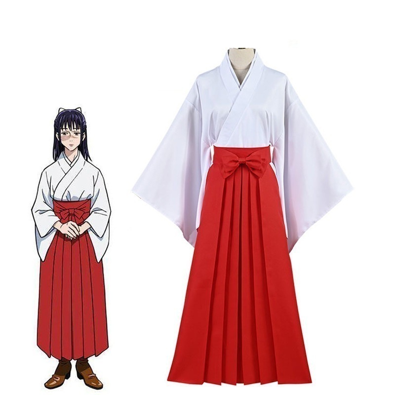 庵歌姫cos服呪術回戦コスプレ衣装日本式着物武術ズボンアニメ衣装
