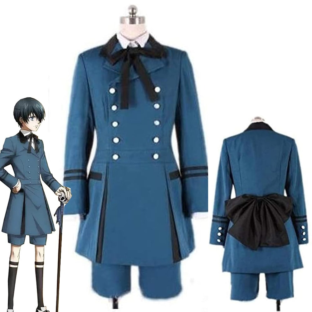 黒執事 黒執事2 シエル ファントムハイヴ 普段着 バージョン コスプレ衣装 黒執事 坊ちゃん 伯爵 貴族 コスプレ衣装