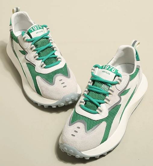 レディース スニーカー ランニング スポーツ ダンス スポーツシューズ 厚底 4cm ラウンドトゥ