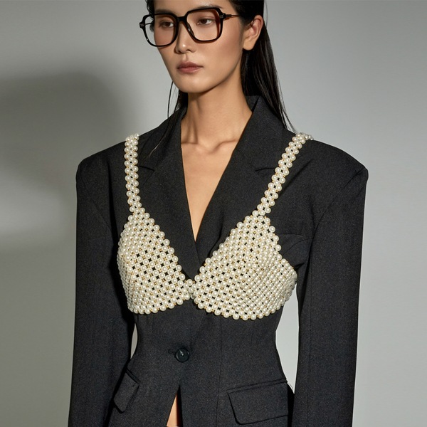 E3958 パール ビスチェ