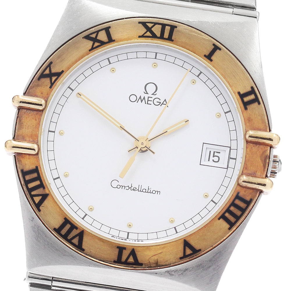 オメガ OMEGA Ref.1410.20 コンステレーション フラットベゼル デイト クォーツ メンズ _885183【中古】