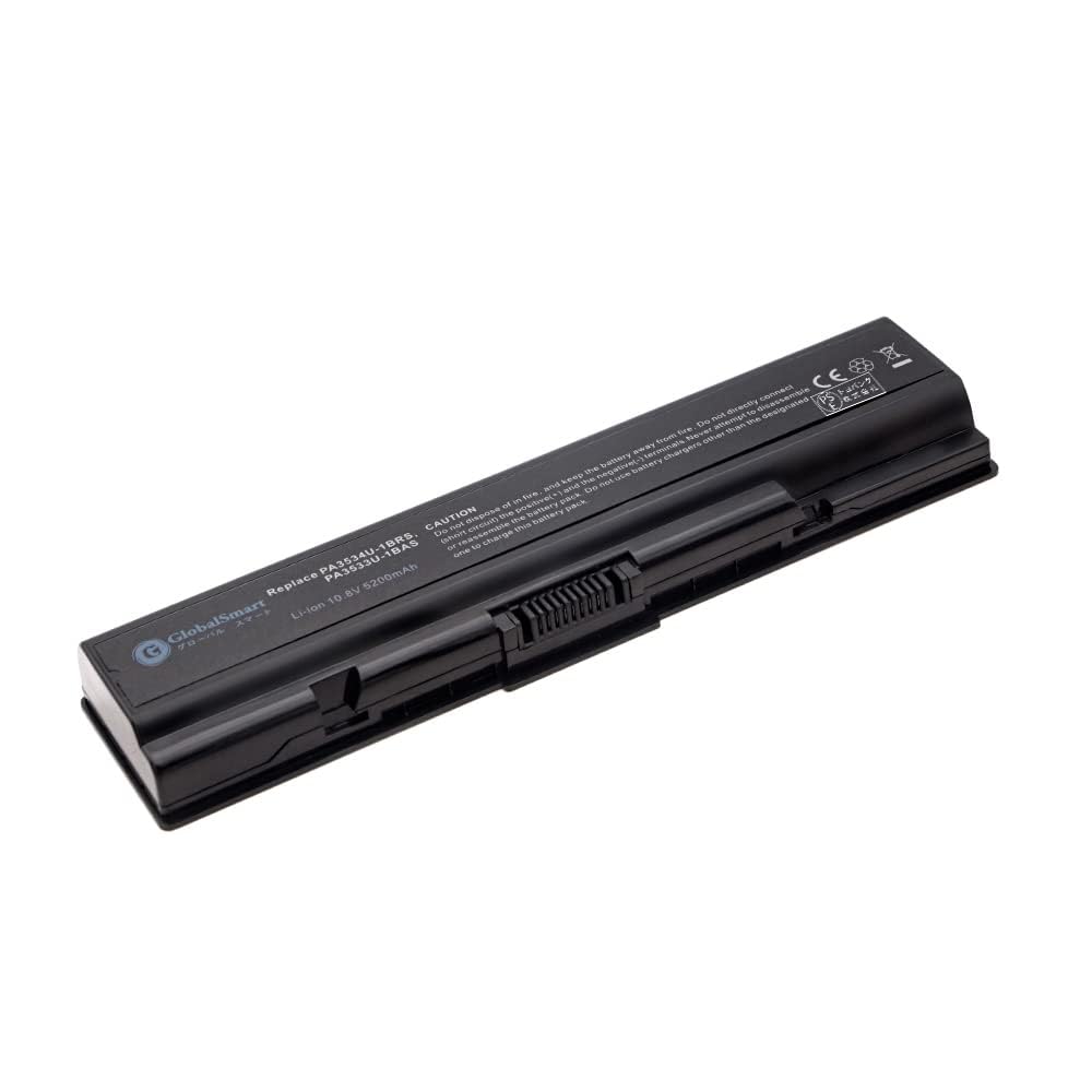 【GlobalSmart】 for Toshiba 東芝 Toshiba PA3533U-1BAS【10.8V・5200mAh 】 ブラック 対応用 Satellite A305,Satellite