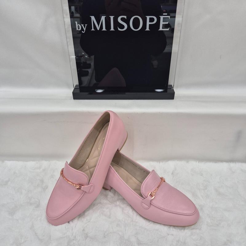 By 女性 シンプル装飾 クラシック ローファー 112HT419SH005 PINK 4 JJ