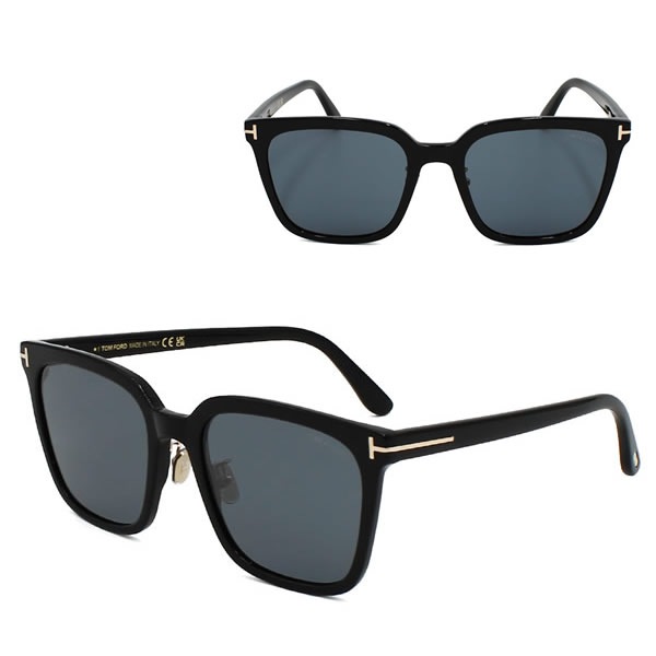 サングラス FT1132-K/S 01A 56 TF1132-K ブラック グレー アジアンフィット EYEWEAR メンズ レディース