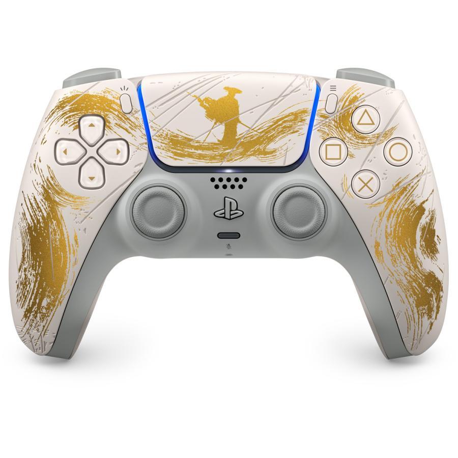【新品 箱不良・シュリンク破れ品】PS5 DualSense ワイヤレスコントローラー "Ghost of Yotei" リミテッドエディション CFI-ZCT1JZ7 ゴールド
