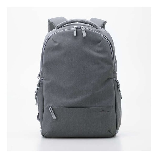 off tocoバックパックL 22L/15.6インチノートPC収納可/撥水加工/グレー BM-OFBPL01GY