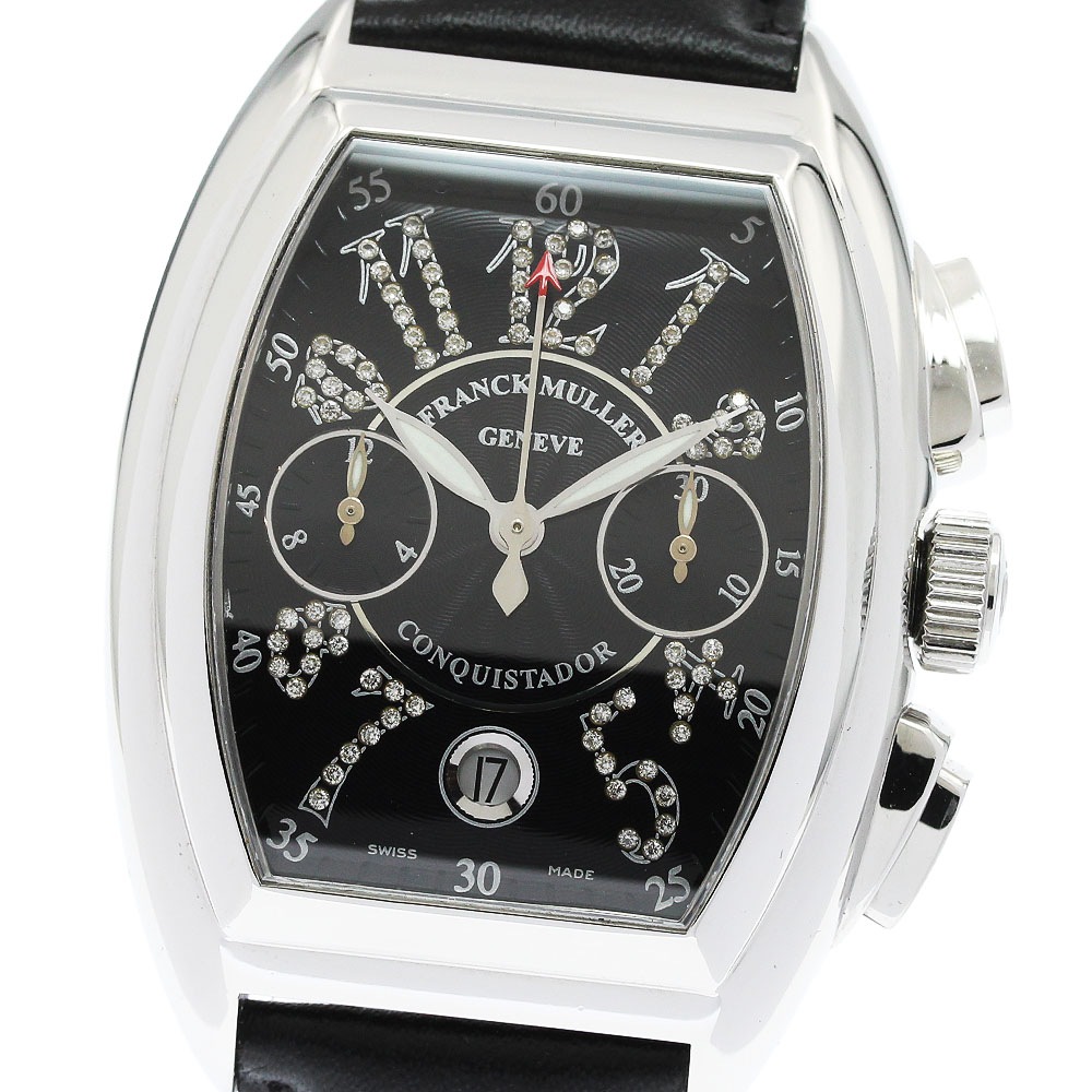 保証書付き【FRANCK MULLER】フランクミュラー コンキスタドール ジョーカー デイト 8005CCCDJ 自動巻き メンズ_703166【中古】