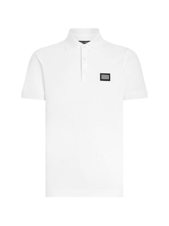 DOLCE & GABBANA Men Polo Shirts G8PL4T G7P1DW0800 Bianco