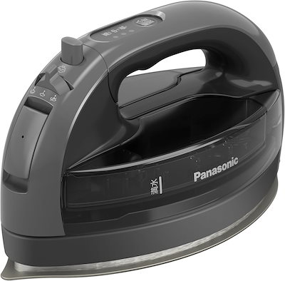 他サイト： パナソニック　Panasonic　コードレススチームアイロン グレー　NIWL509Hの商品画像