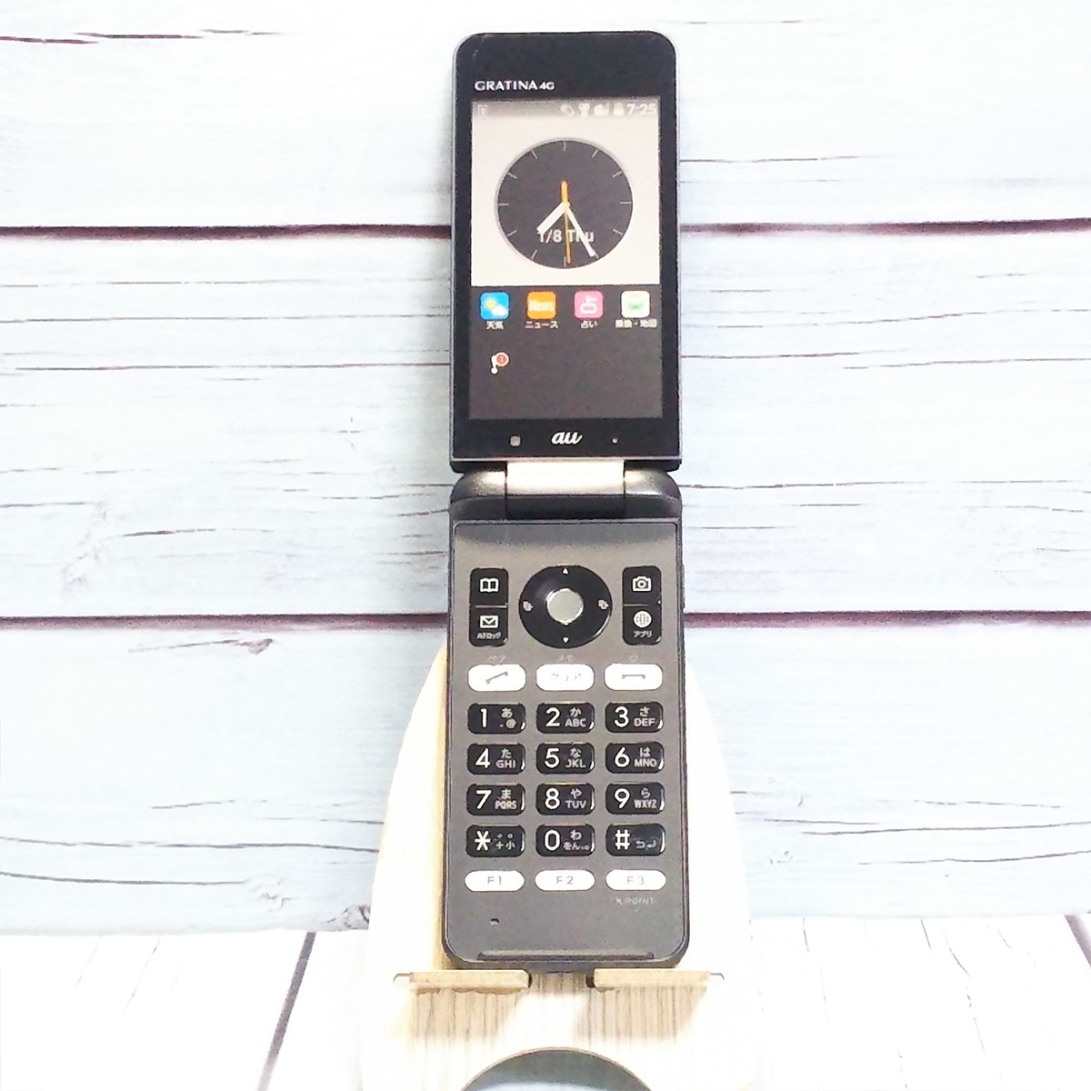 送料無料】KYOCERA au GRATINA 4G KYF31 White ホワイト 本体 白