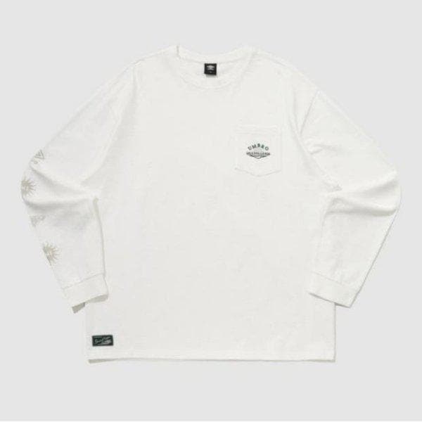長袖Tシャツ KQF UQ121CRL11-SCW ウェイファインダーポケット長袖Tシャツ / sweetcorn