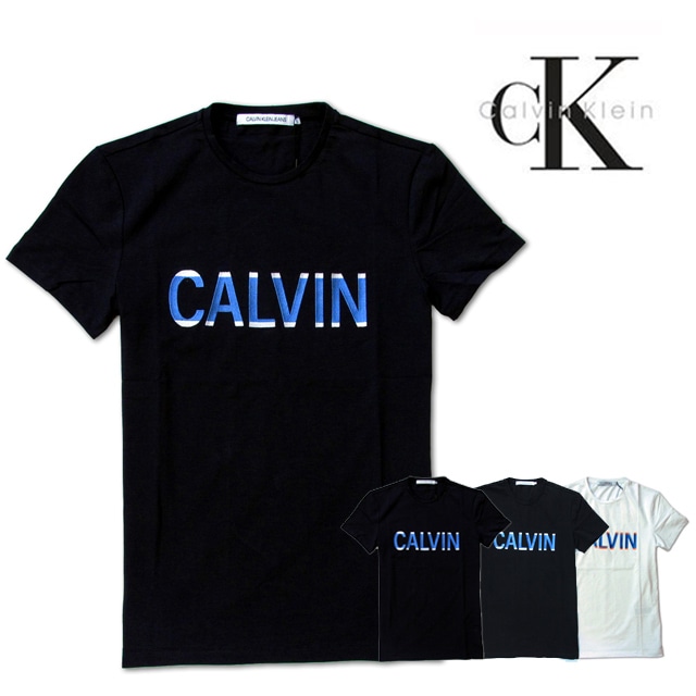 本物保証 CKJ 半袖 クルーネック ロゴししゅう Tシャツ 3カラー展開 メンズ 並行輸入品