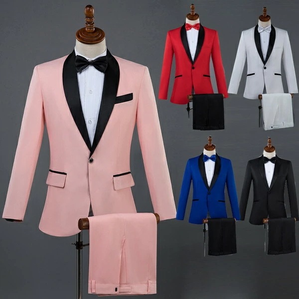 大ヒット タキシード メンズ スーツ 1つボタン 結婚式 セットアップ(上下 ) ビジネス アップ スリム スリム 紳士服 背広 卒業式 入学式 春夏 司会者 演奏会 発表会 花婿 成人式 カラオケ