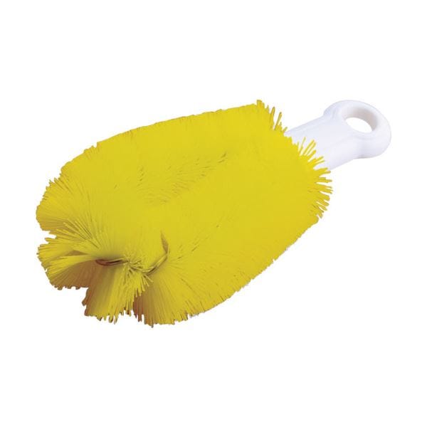 （まとめ）TRUSCO タワシブラシショートタイプ HACCP対応 イエロー TTB-M-Y 1個5セット