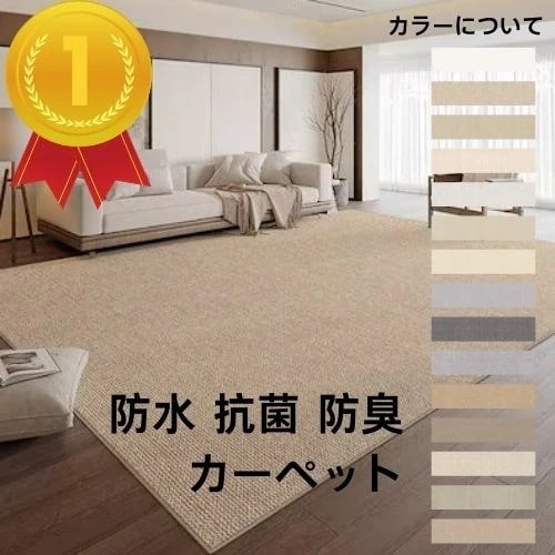 [本日限り激安SALE]防臭 抗菌 防水 家庭用マット汚れにくい 防音 部屋 シンプル カーペット 無地リビング 新型 最安値に挑戦！！ 品質良い