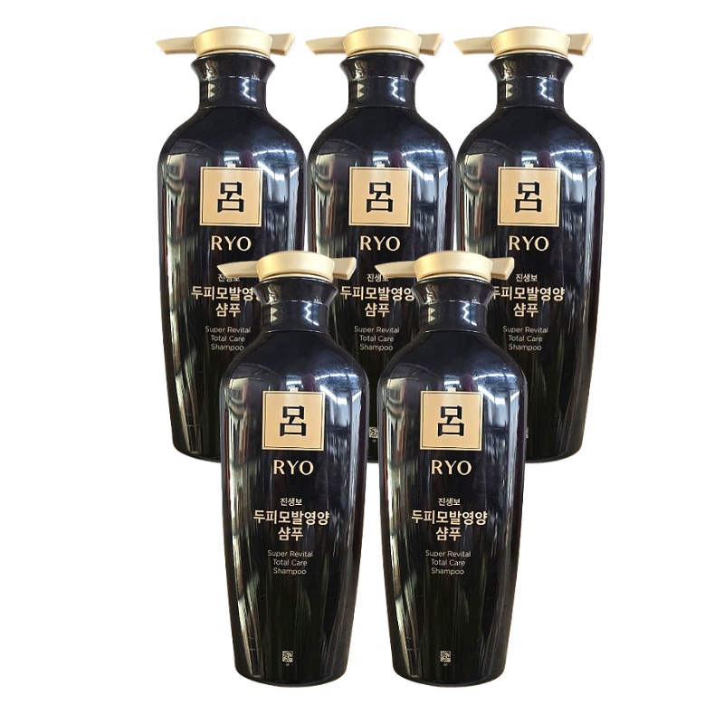 【頭皮＆髪のうるおいケア】ジンセンボ頭皮毛髪栄養シャンプー400mL ×5個セット 韓方ハーブ・なめらか仕上がり・デイリーケア