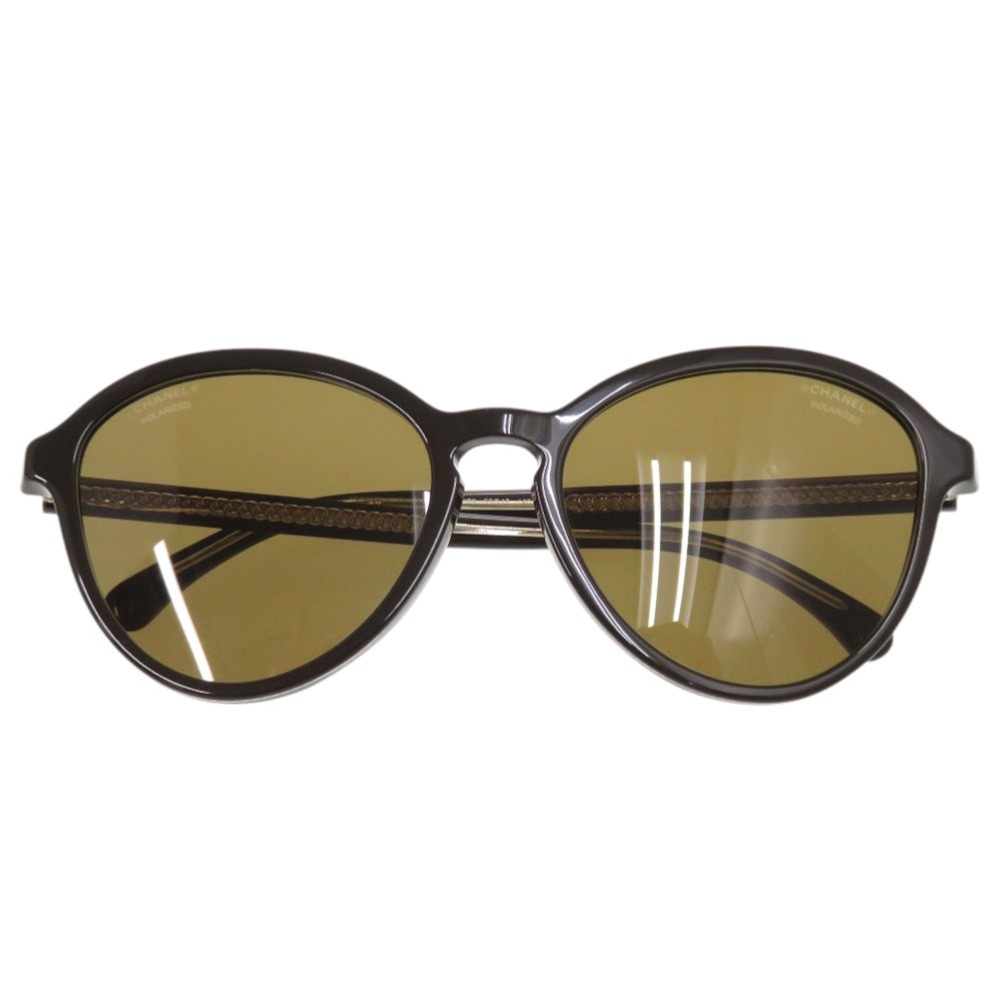 美品 ココマーク 5403 A サングラス プラスチック ブラウン 0279【中古】 レディース