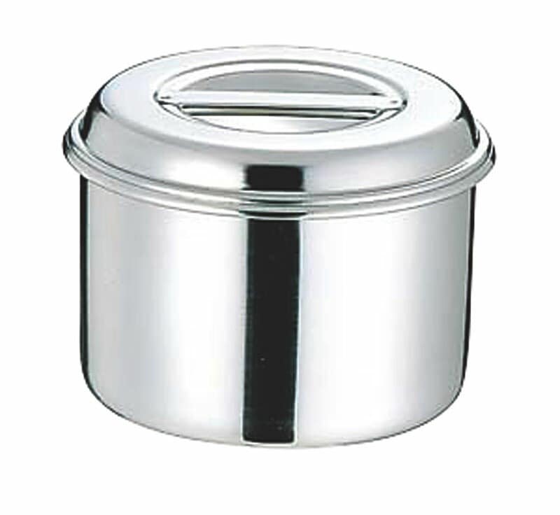 （まとめ買い）大屋金属 CLO 18-8浅型キッチンポット14cm（1.2L）手無し [x3]