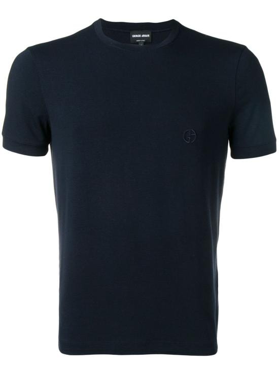 GIORGIO ARMANI Men T-Shirts 3GST52 SJP4ZUBSG Blue