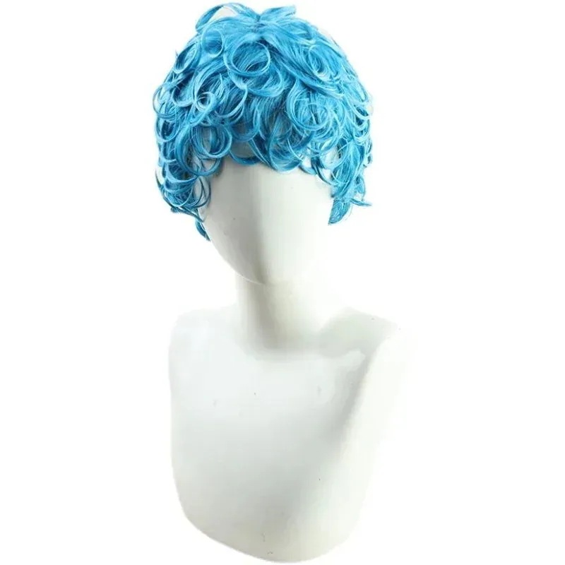 ジョジョの奇妙な冒険 ギアッチョ 風 コスプレウィッグ かつら ハロウィン 専用ネット