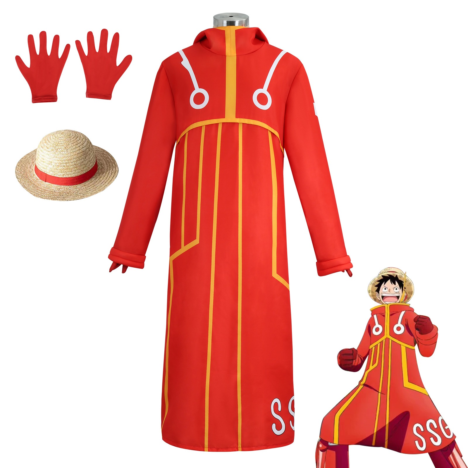 ワンピースルフィcos服航海王タマゴ島編コスプレ衣装未来島コスプレ衣装