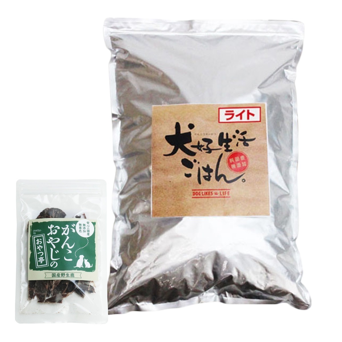 ごはんライト 2.5kg【国産鹿肉ジャーキー(お試しサイズ)付き】