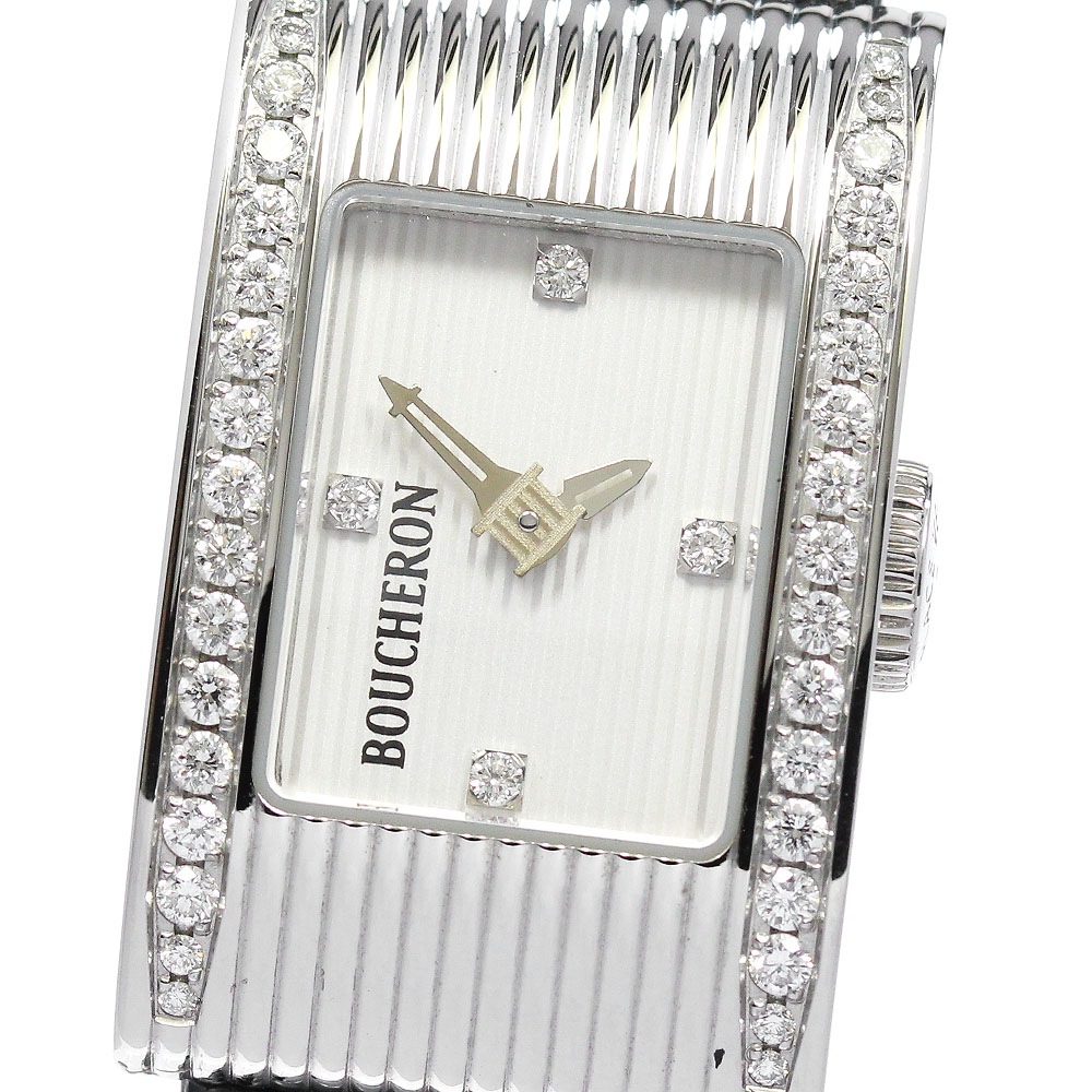 ブシュロン Boucheron リフレ 4P サイドダイヤベゼル クォーツ レディース _844855【中古】 130,150円