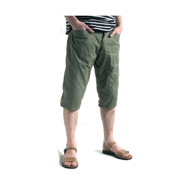 ベルギー軍 タイプ1952 S七分丈パンツ 復刻番 オリーブ [ サイズ5 ]