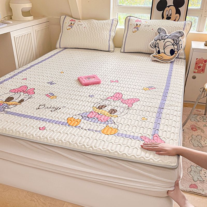 【急速出荷】ディズニーアニメ涼感シルクラテックス凉席3点セット夏児童学生寮洗濯機エアコンソフト席