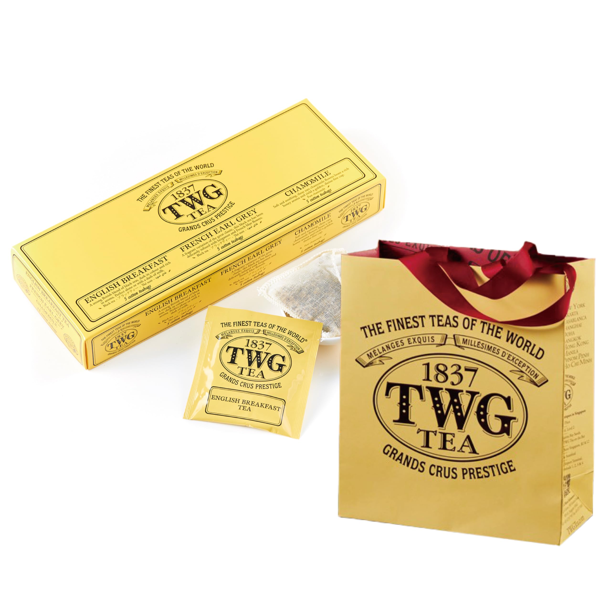 TWG Tea TWG Teaラッピング＆紙袋付 (Classic Teabag Selection)2.5g×15個入り