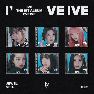 [6種セット] IVE - [IVE IVE] 1st Album (Limited Jewel Ver.)