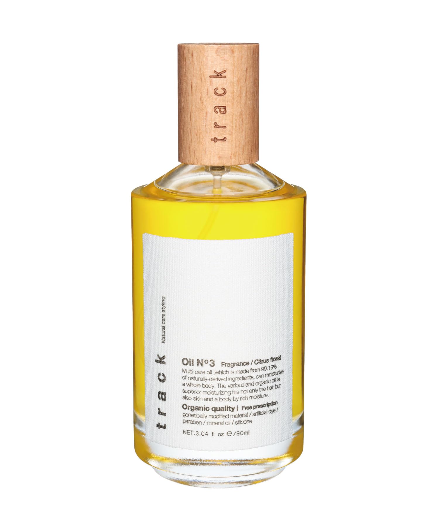 【公式】 track オイル No.3 プッシュタイプ 90ml CITRUS FLORAL