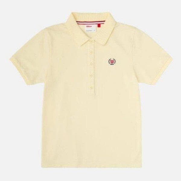 半袖Tシャツ VQA W243002GPS74-YEL 女性 クラシック ピケカラー 半袖Tシャツ