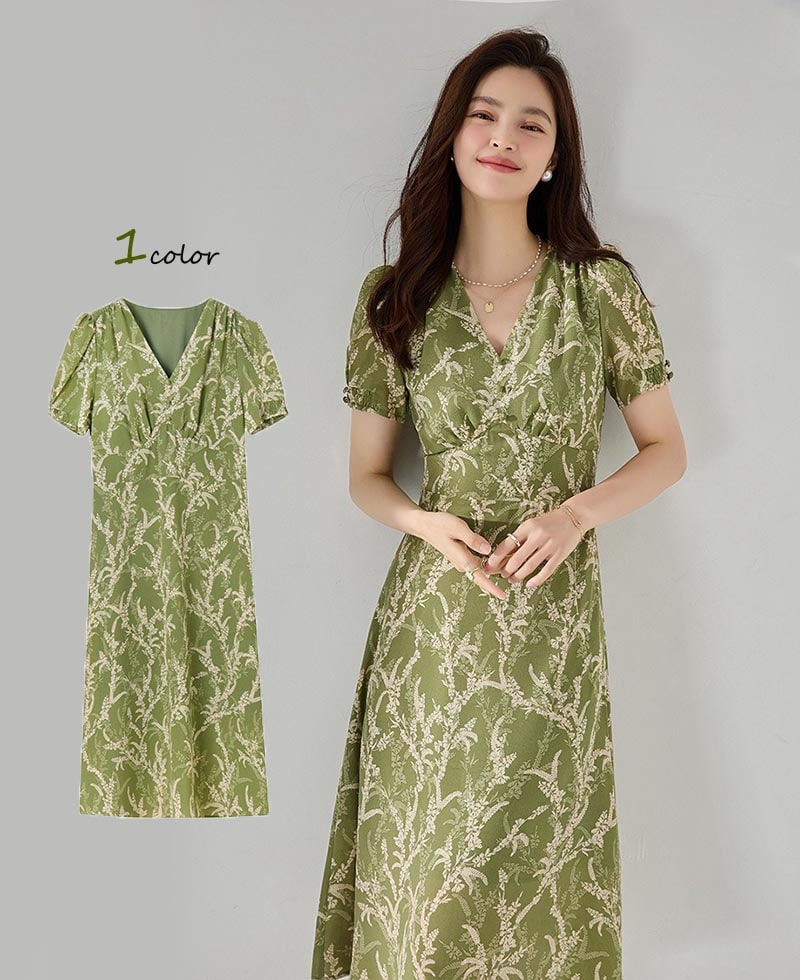 【急速出荷!】リゾートワンピース レディース サマードレス ロング マキシ丈ワンピース タイトドレス 半袖 シフォン 透け 旅行用 大人 20代 30代 40代 可愛い お洒落 花柄 フェミニン 薄