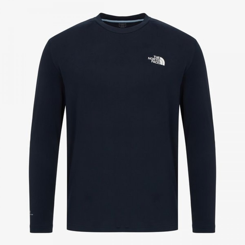 [ノースフェイス公式] NT7TR01B スプラッシュロングスリーブラッシュガード_ダークネイビー