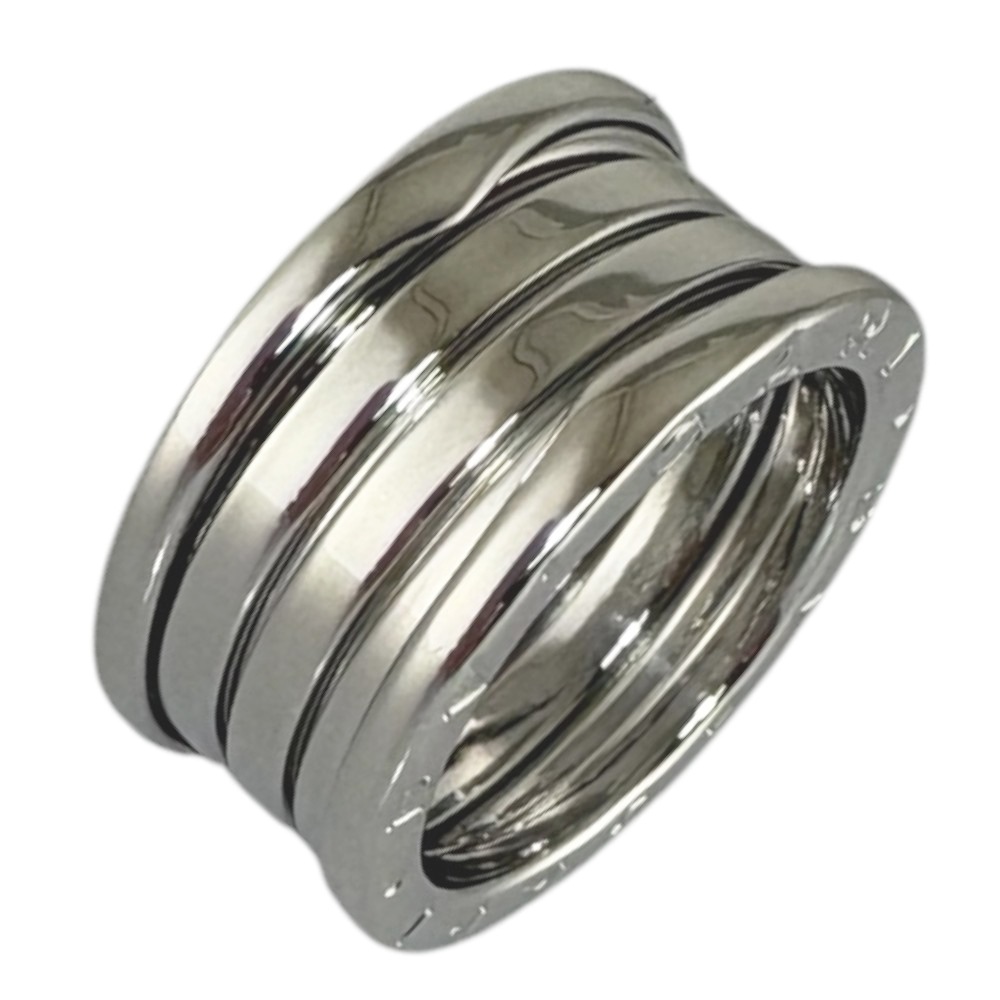 ブルガリ B-zero.1 ４バンド リング 指輪 12号 18金 K18ホワイトゴールド BVLGARI 中古 美品