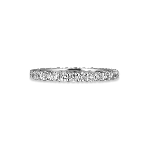 DOROCY 14k クラシックラップダイヤモンドエタニティリング（2mm）