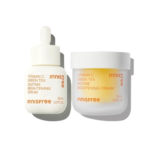 【スペシャルケアセット】 ビタC グリーンティー エンザイム セラム 30ml + クリーム 50mL ビタミンC / 酵素 / 保湿