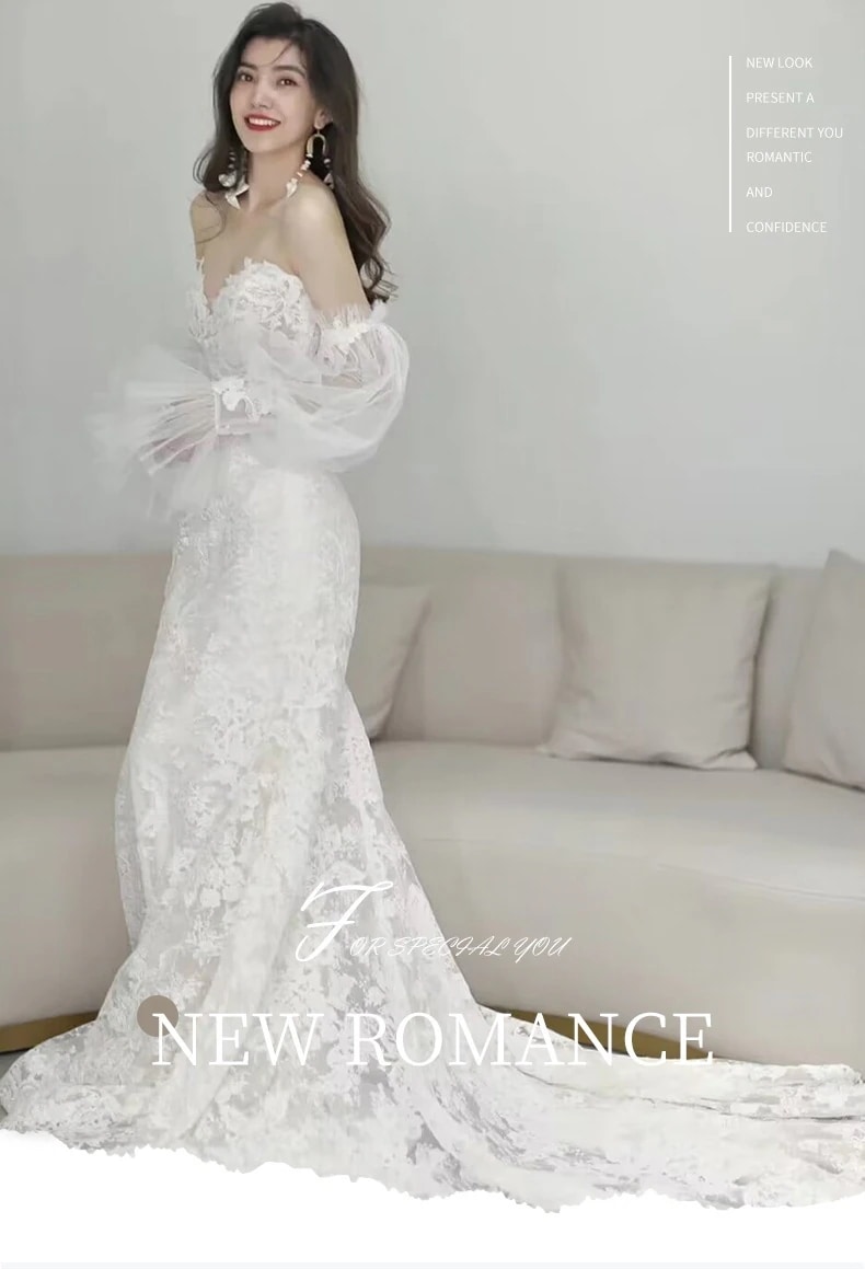 【L.O.V.E】 ウェディングドレス 白 結婚式 花嫁 サイズオーダーメイド可能 成人式 お呼ばれ ウェディング 演奏会 二次会 パーティードレス 前撮り ワンピース ロングドレス メガ割 53